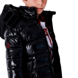Μπουφάν μαύρο NATH KIDS (KB09C901X1)