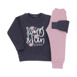 Παιδική φόρμα σετ Prod Γκρι σκούρο