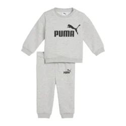 Σετ φόρμα Puma Minicats Ess Crew Set FL INF Boys Γκρι