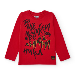 Μπλούζα αγόρι πορτοκαλί ΝATH KIDS (KB09T204R3)