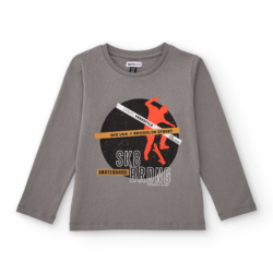 Μπλούζα Γκρι αγόρι NATH KIDS (KB09T502G2)