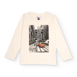 Μπλούζα λευκή αγόρι NATH KIDS (KB09T504W1)