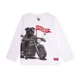 Mπλούζα λευκή αγόρι NATH KIDS (KB09T901W2)