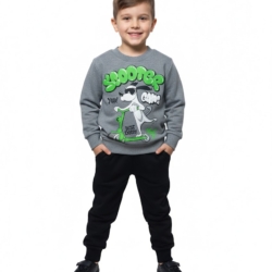 Φόρμα σετ αγόρι SRFN Γκρι