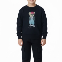 Φόρμα σετ Hip Hop SRFN Μαύρη