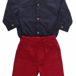 Σετ βρεφικό SRFN Μπλε/κόκκινο