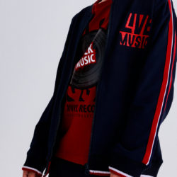 Σετ φόρμα ζακέτα Νathkids Νavy