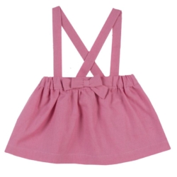 Βρεφική φούστα με τιράντες Chicco ροζ