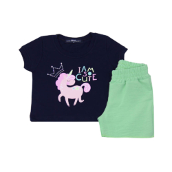 Παιδικό καλοκαιρινό σετ μονόκερος μαρεν/βεραμάν Prod