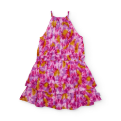 Παιδικό καλοκαιρινό φόρεμα floral φούξια Νath