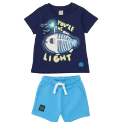 Παιδικό σετ καλοκαιρινό αγόρι μπλε Tuc tuc