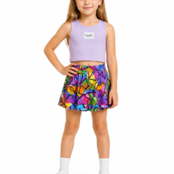 Παιδικό σετ καλοκαιρινό για κορίτσι μωβ Serafino