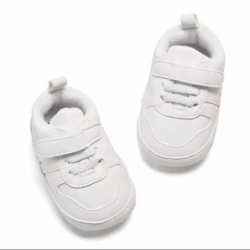 Bρεφικά sneakers αγκαλιάς αγόρι λευκά Childrenland