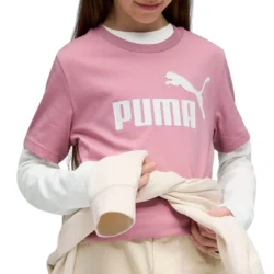 Παιδικό Τ-shirt Puma Essentials No. 1 Logo Ροζ